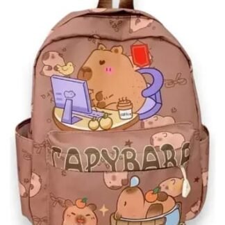 MOCHILA CAPIBARA INFANTIL KAWAII ESCOLAR