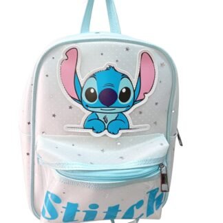 MINI MOCHILA AZUL STICH ESCOLAR