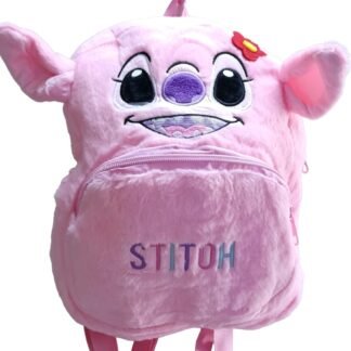 MINI MOCHILA AFELPADA STICH ESCOLAR