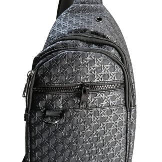 BOLSA DE HOMBRO PECHERA NEGRA TACTICA MULTIUSOS