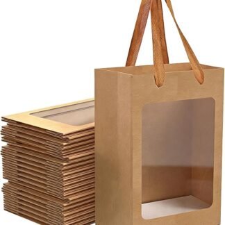 BOLSA CON VENTANA 20X15X10