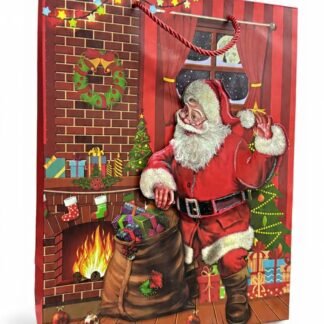 BOLSA NAVIDEÑA GRANDE PARA REGALO  ID 24226