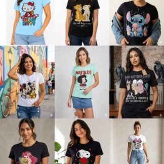 PLAYERA VARIOS PERSONAS CON PEDRERIA