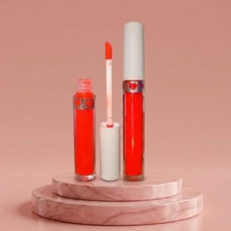 SOMBRA Y LIP GLOSS NARANJA NEON
