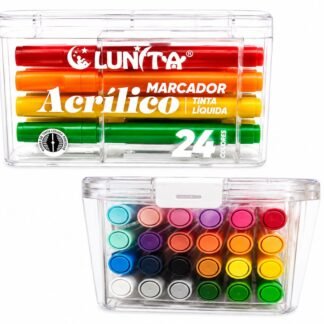 SET DE MARCADORES ACRILICOS 24 PZS
