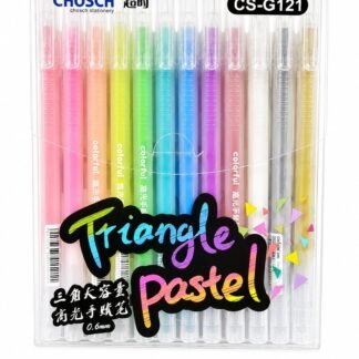 SET DE PLUMAS PASTEL GEL 12 PZS
