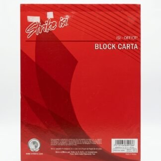 BLOCK TAMAÑO CARTA BLANCO CON 80 HOJAS