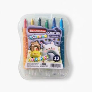 SET DE CRAYOLAS 12 PZS RETRACTIL