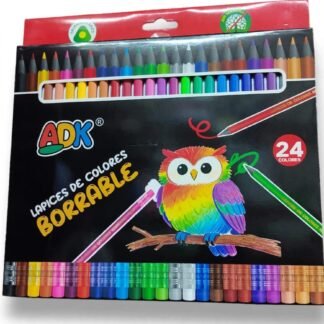 SET DE 24 COLORES BORRABLES ADK