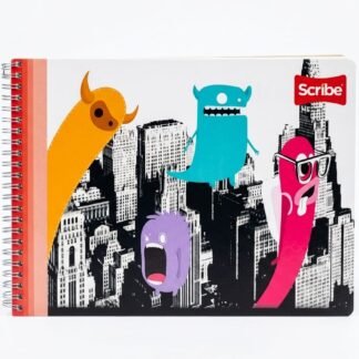 CUADERNO ITALIANO ESPIRAL CUADRO GRANDE 100 HOJAS