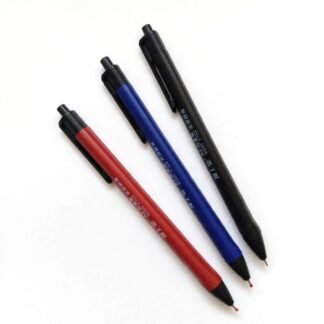 PLUMA RETRACTIL AZUL, NEGRA Y ROJA 1 PZ