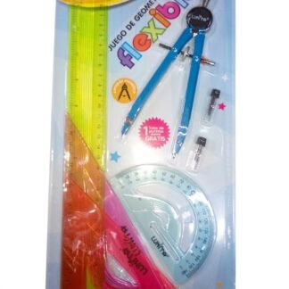 JUEGO DE GEOMETRIA FLEXIBLE CON COMPAS