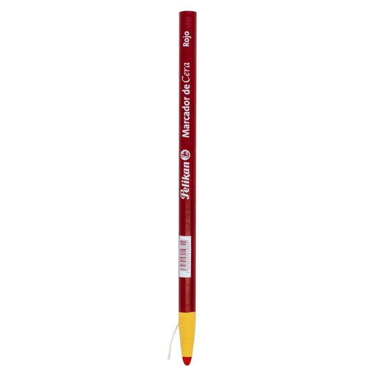 MARCADOR DE CERA PELIKAN ROJO 1 PZ