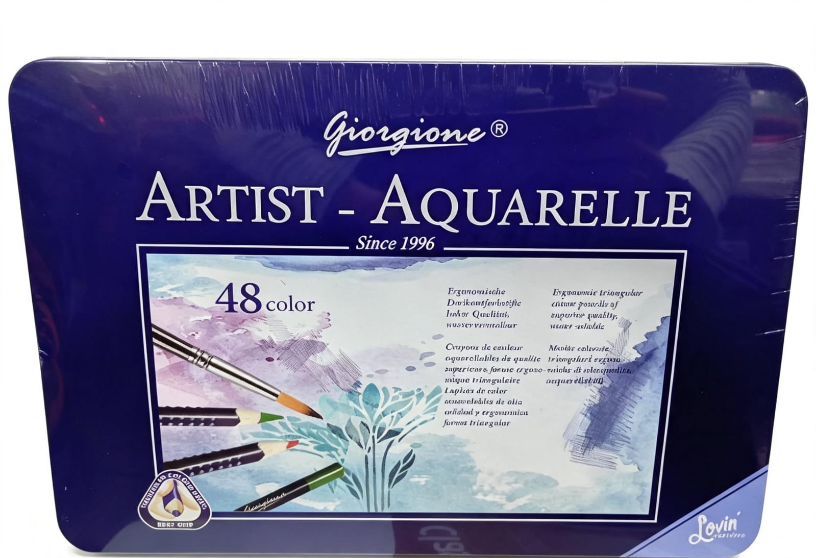 LAPICES DE COLORES ACUARELEABLES 48 PZS