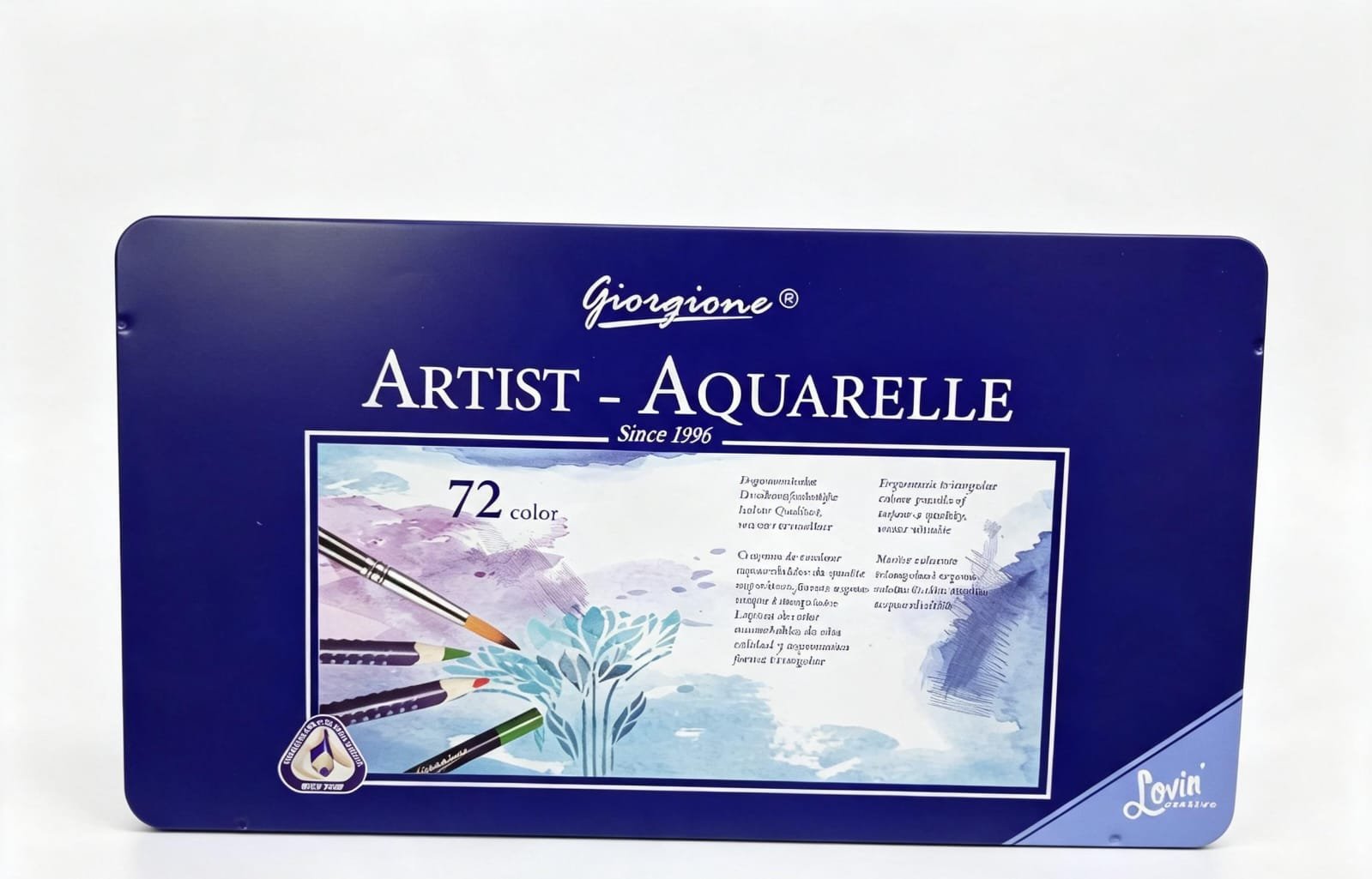 LAPICES DE COLORES ACUARELEABLES 72 PZS