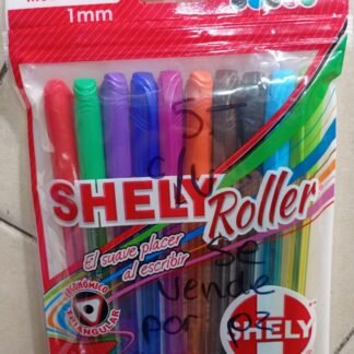 PLUMAS DE COLORES SHELY ROLLER 1 PZ
