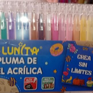 SET PLUMAS GEL ACRILICAS 24PZ