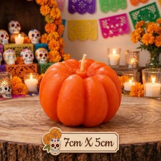 Vela Artesanal Aromática Calabaza Jumbo 7 x 5 cm